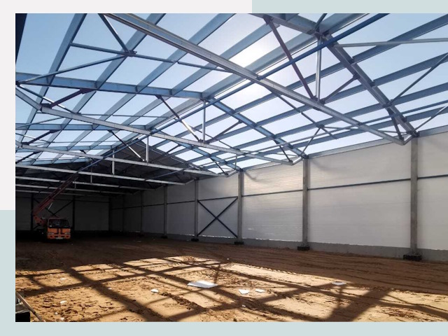 Строительство сенохранилищ в Колпино