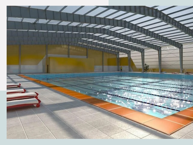 Строительство крытых бассейнов в Колпино