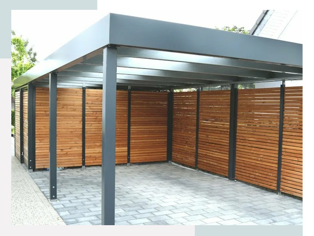 Навесы для парковки в Колпино