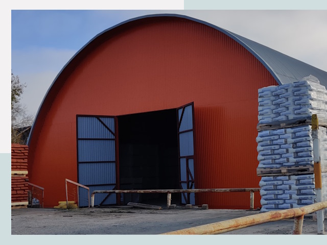 Полукруглые ангары по цене от 619 руб. в Колпино