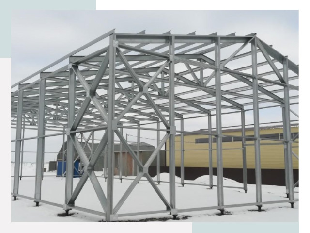 Каркасные ангары в Колпино