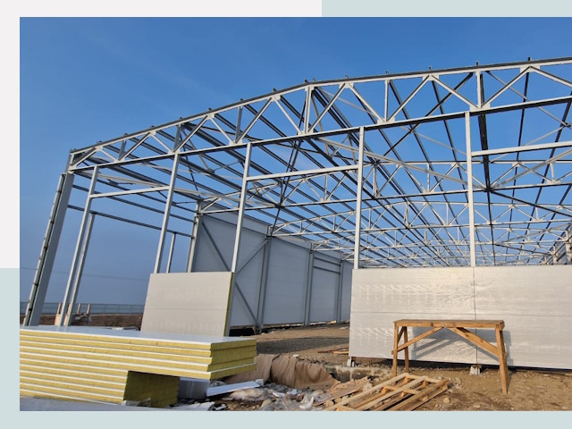 Утепленные ангары в Колпино от 619 руб. за м²