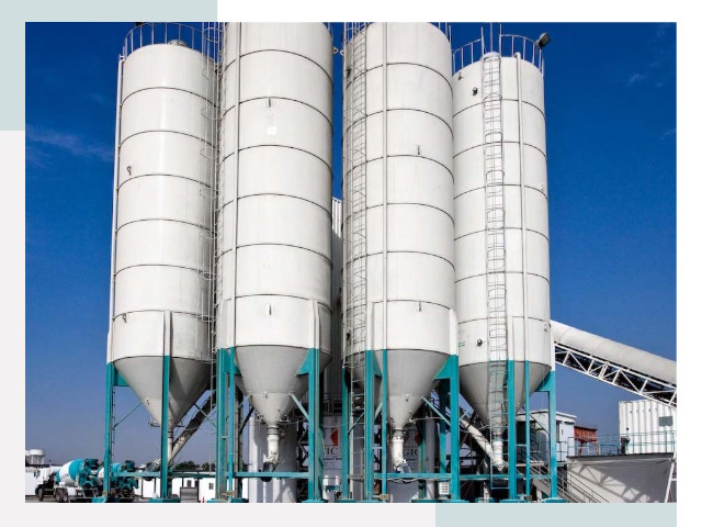 Строительство цементных силосов в Колпино