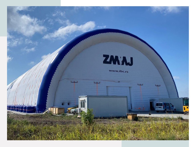 Брендирование ангаров в Колпино