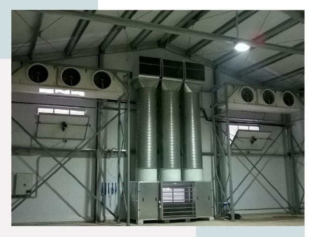 Инженерные системы для ангаров в Колпино