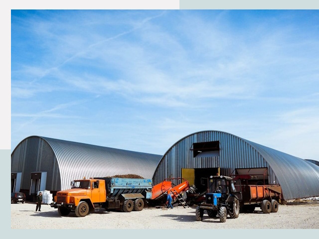 Ангары для спецтехники в Колпино