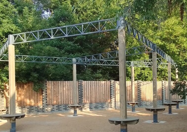 Терраса из металлоконструкций под ключ, проектирование, изготовление и монтаж от СтальСтрой-Клп